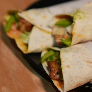 Panner Tikka Wrap